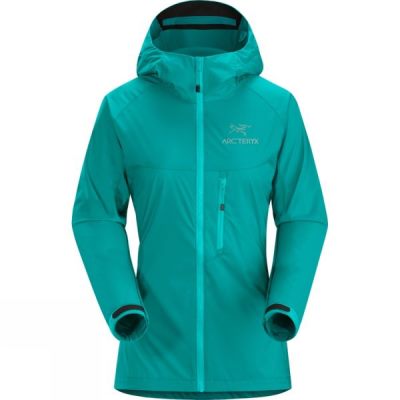 Sudadera Con Capucha Arc'teryx Squamish Mujer Turquesa - Chile HIZ853904